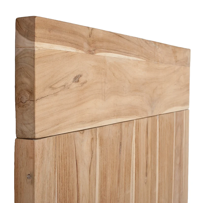 Teak Esstischplatte TAPLOK │ Stärke 40mm (20+20mm) aufgedoppelt │ verschiedene Größen