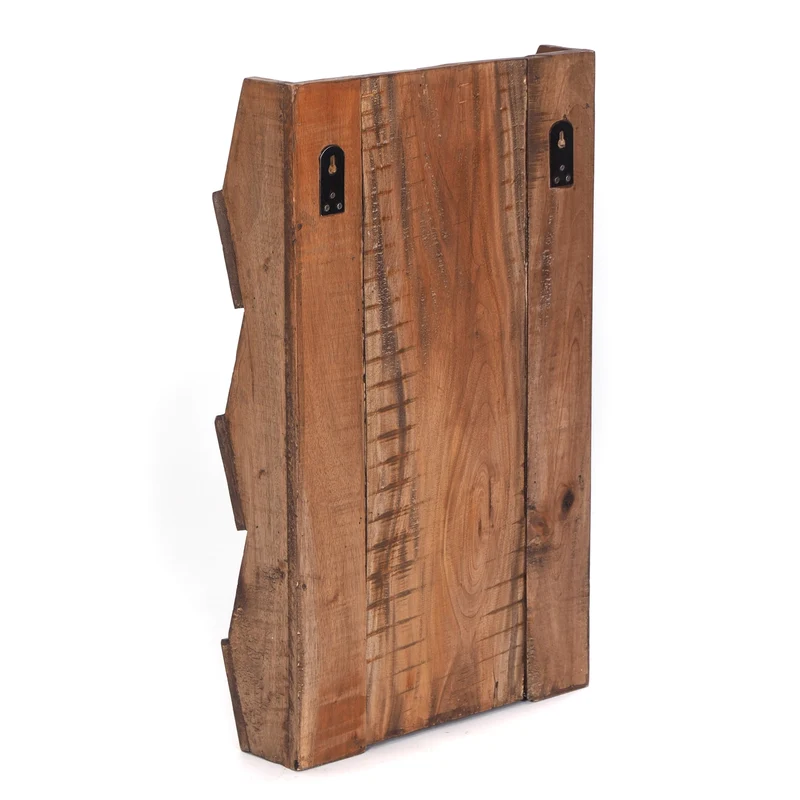 ZEITUNGSREGAL "NEWS 60" | Mahagoni, 60x38x11cm (HxBxT) | Wandregal | Farbe: 02 hellbraun