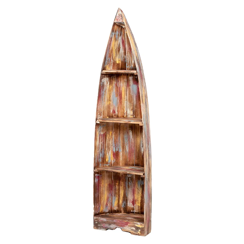 Massivholz Bootsregal BALI Jungle ca. H195cm Bücherregal