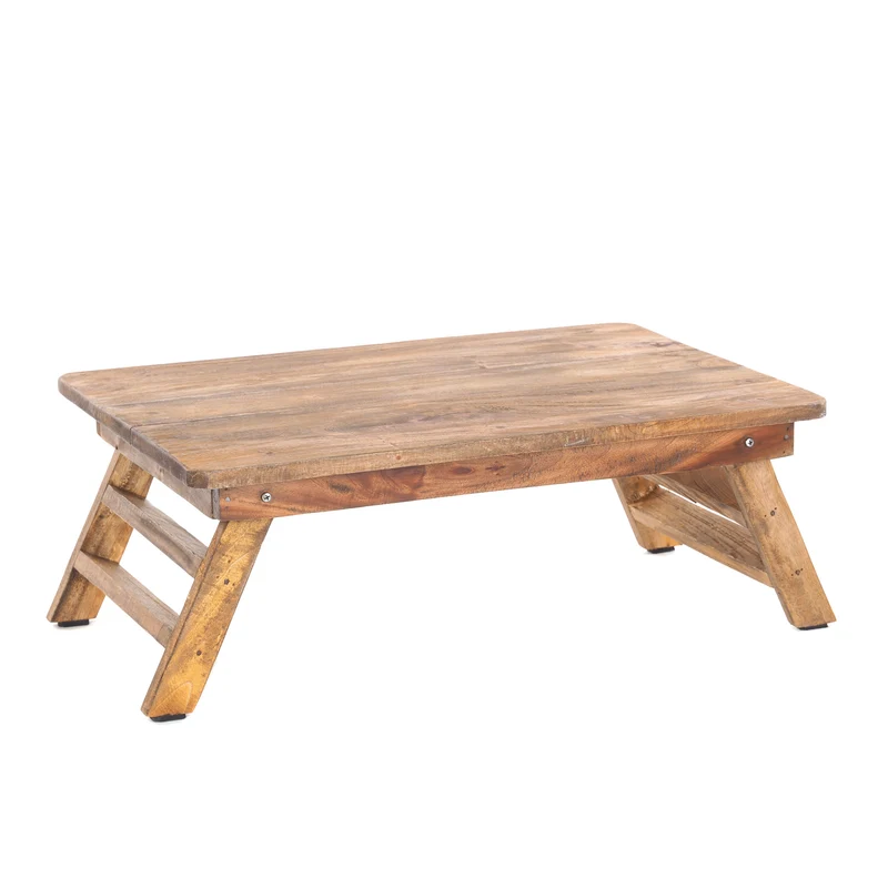 TABLETTTISCH "FOLD" | Mahagoni, 60x40 cm | Frühstückstablett | Farbe: 01 natur-vintage