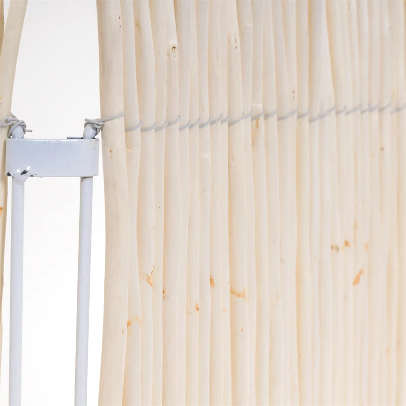 RAUMTEILER "WAVE 3" | Weide, 170x120cm (HxB) | Paravent, Trennwand | Farbe: geblichen