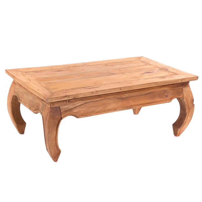 OPIUMTISCH "EAST" | 100x60cm (BxT), Mahagoni | Beistelltisch | Farbe: 08 honigfarben gewachst