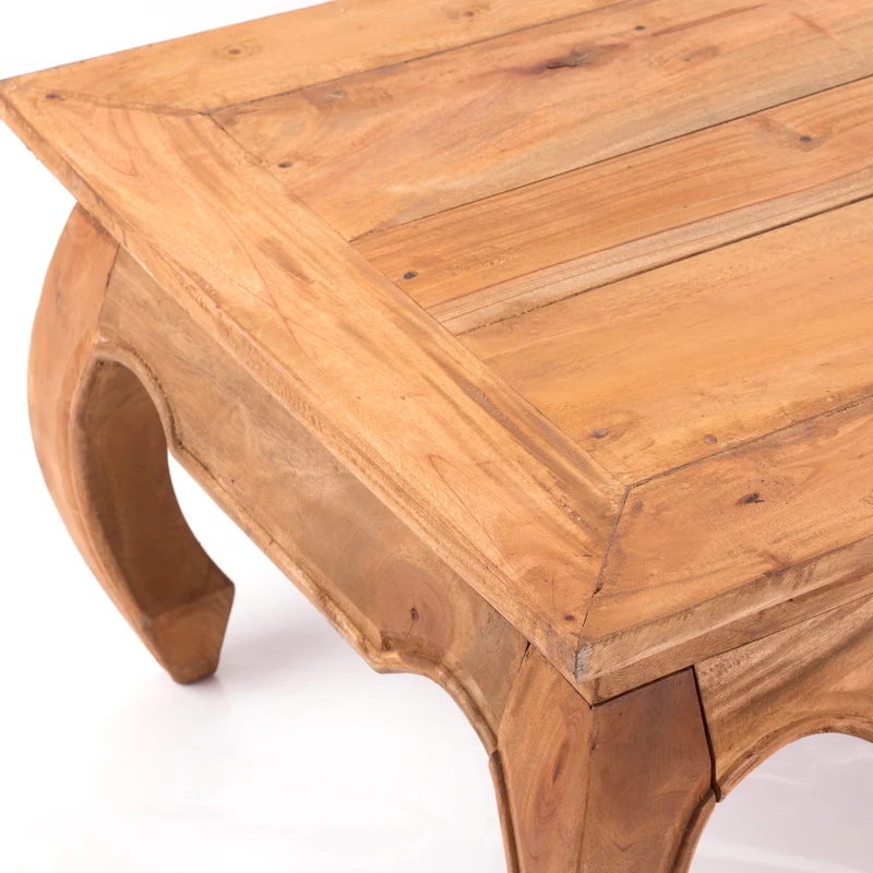 OPIUMTISCH "EAST" | 100x60cm (BxT), Mahagoni | Beistelltisch | Farbe: 08 honigfarben gewachst