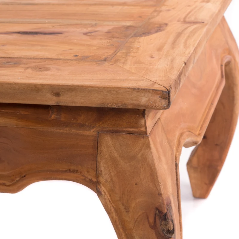 OPIUMTISCH "EAST" | 100x60cm (BxT), Mahagoni | Beistelltisch | Farbe: 08 honigfarben gewachst