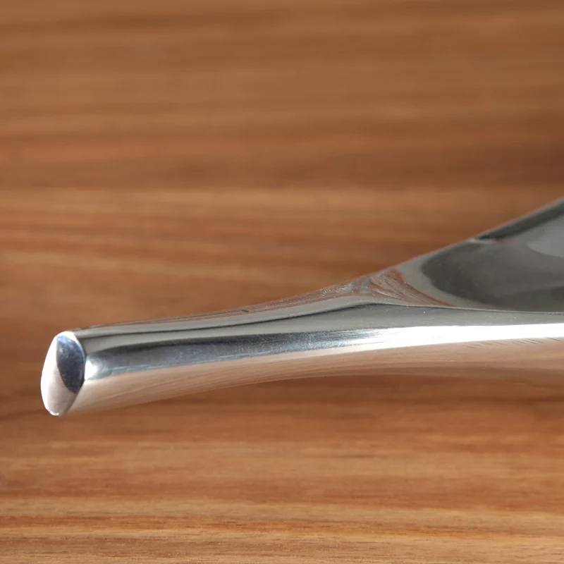DEKO SCHALE "SHORT LEAF" | 40 cm, silber | Dekoteller
