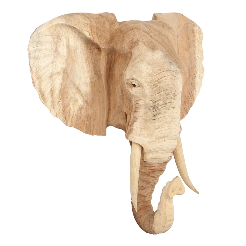 Wand-Deko Elefant TELINGA ca. 60cm