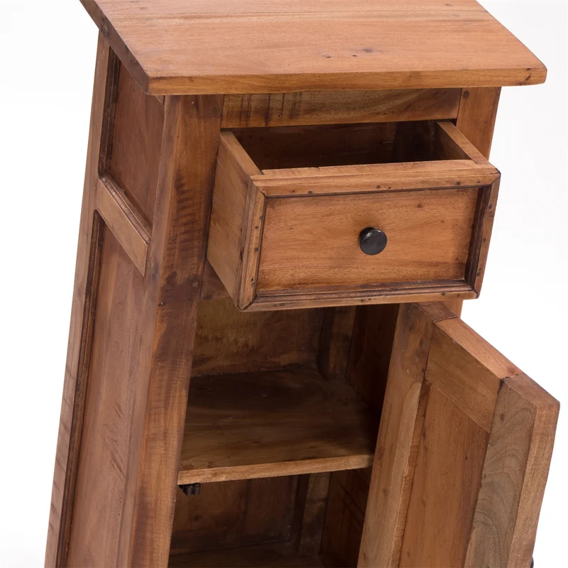 FLURSCHRANK "PLANT 80" | 80x36 cm (HxB) Mahagoni | Telefontisch | Farbe: 08 honigfarben gewachst