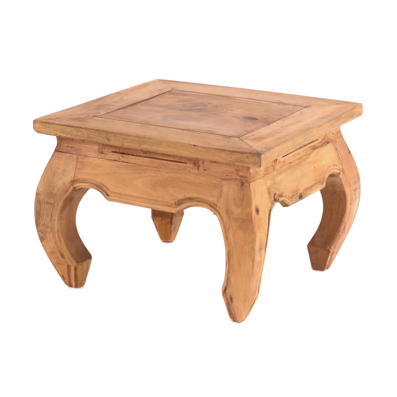 OPIUMTISCH "EAST 50" | 50x50x35cm, Mahagoni | Beistelltisch | Farbe: 08 honigfarben gewachst