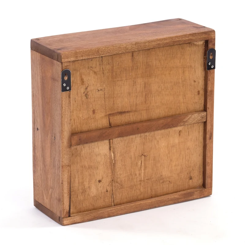 MEDIZINSCHRANK "MEDIC" | 35x35x13 cm, Mahagoni | Wandschrank | Farbe: 08 honigfarben gewachst