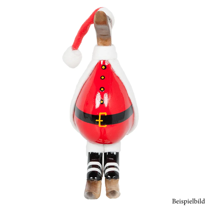 Deko-Figur DUCK SANTA Bambus