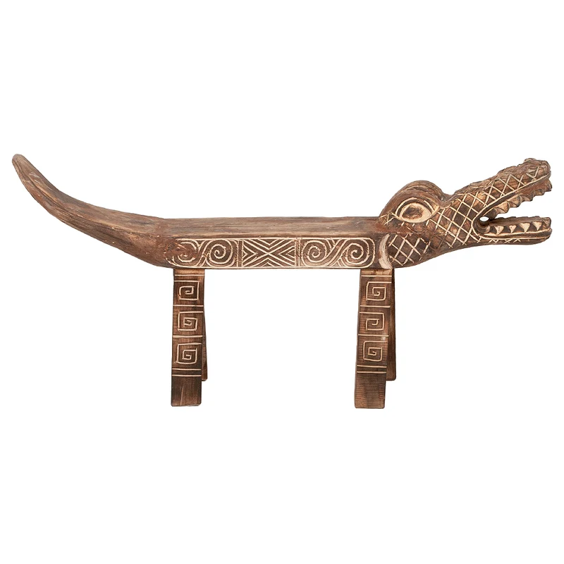 Sitzbank KROKO Natural ca. L120cm Albasia