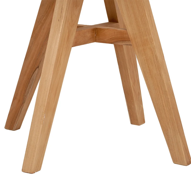Teak Esstisch LEO 80cm Gartentisch Küchentisch