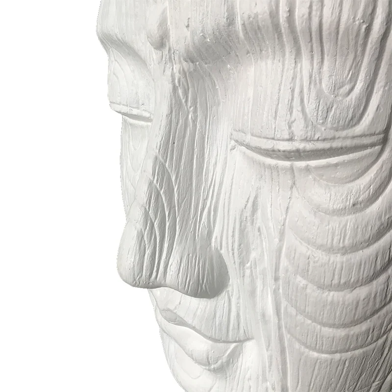 Buddha Kopf BESAR-L ca. H110cm Weiß
