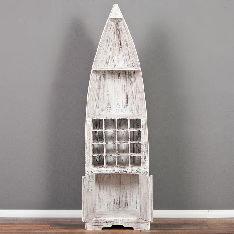 Weinregal PINTU White Antique ca. H195cm