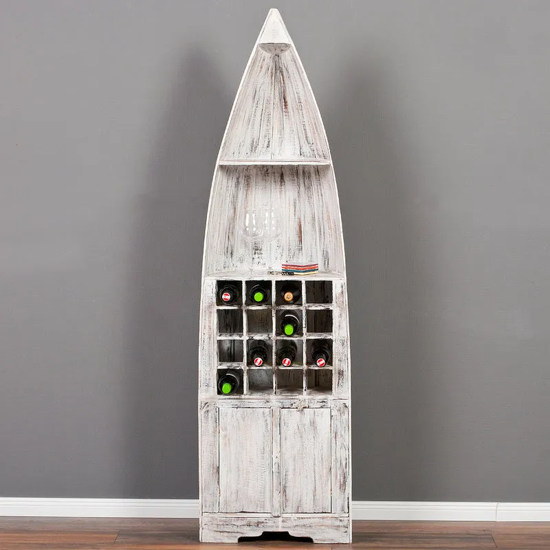 Weinregal PINTU White Antique ca. H195cm