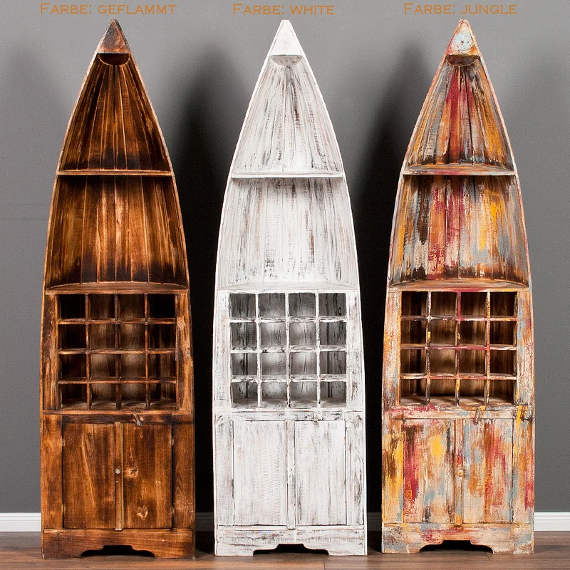 Weinregal PINTU White Antique ca. H195cm
