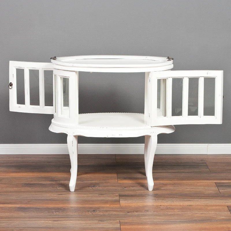 Barschrank CORUNA Mahagoni Antique White
