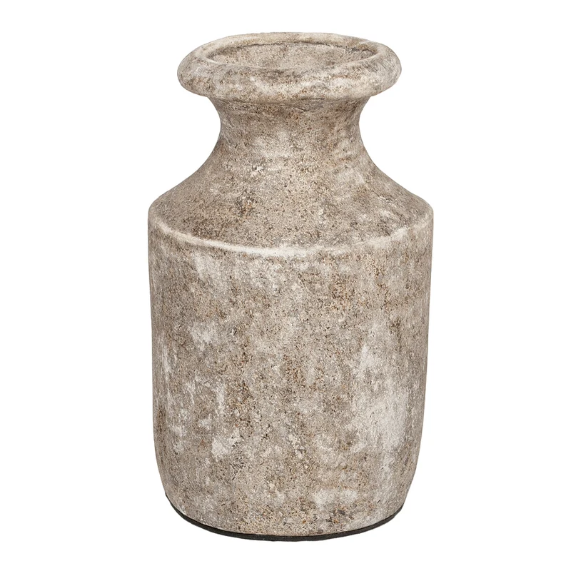Deko-Vase OREOL Antik-Creme-Washed ca. H29cm