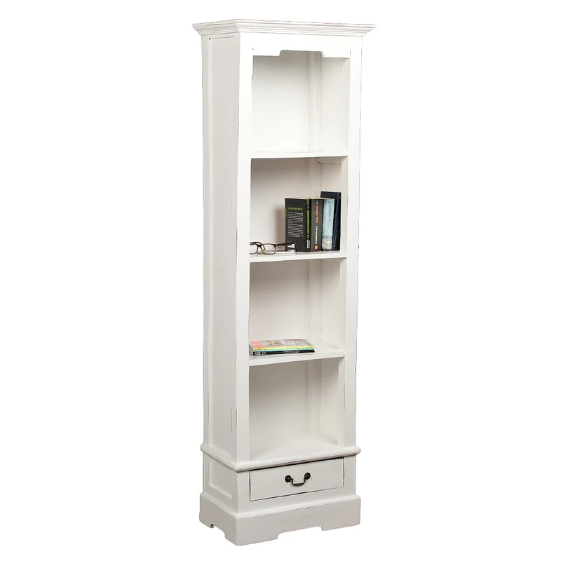 Bücherregal ANGELIQUE Antik Weiß ca. B56cm