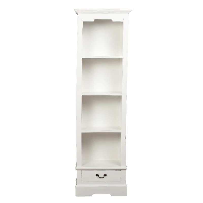 Bücherregal ANGELIQUE Antik Weiß ca. B56cm