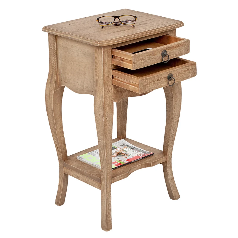 Beistelltisch FIO Mahagoni H68cm Antik-Natural