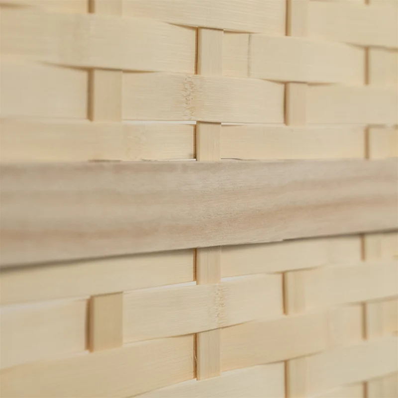 RAUMTEILER "BAMBU" | Bambus, 170x120 cm | Natur Paravent | Farbe: natur