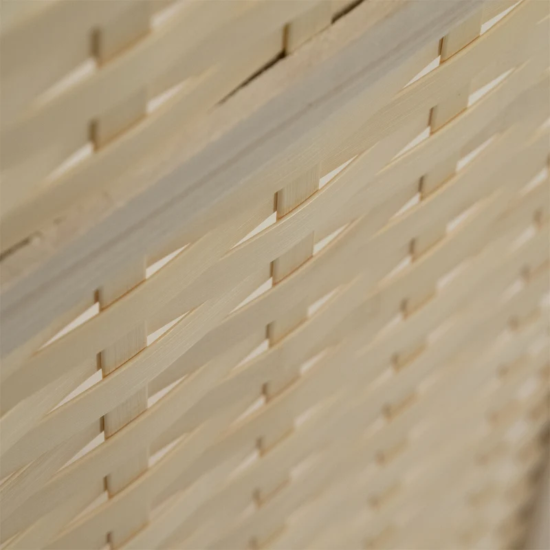 RAUMTEILER "BAMBU" | Bambus, 170x120 cm | Natur Paravent | Farbe: natur