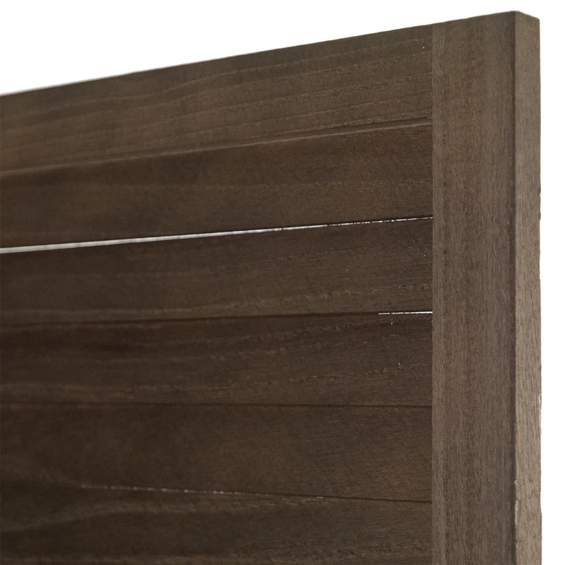 RAUMTEILER "COTTAGE" | 3-teilig, Holz | Paravent | Farbe: coffee