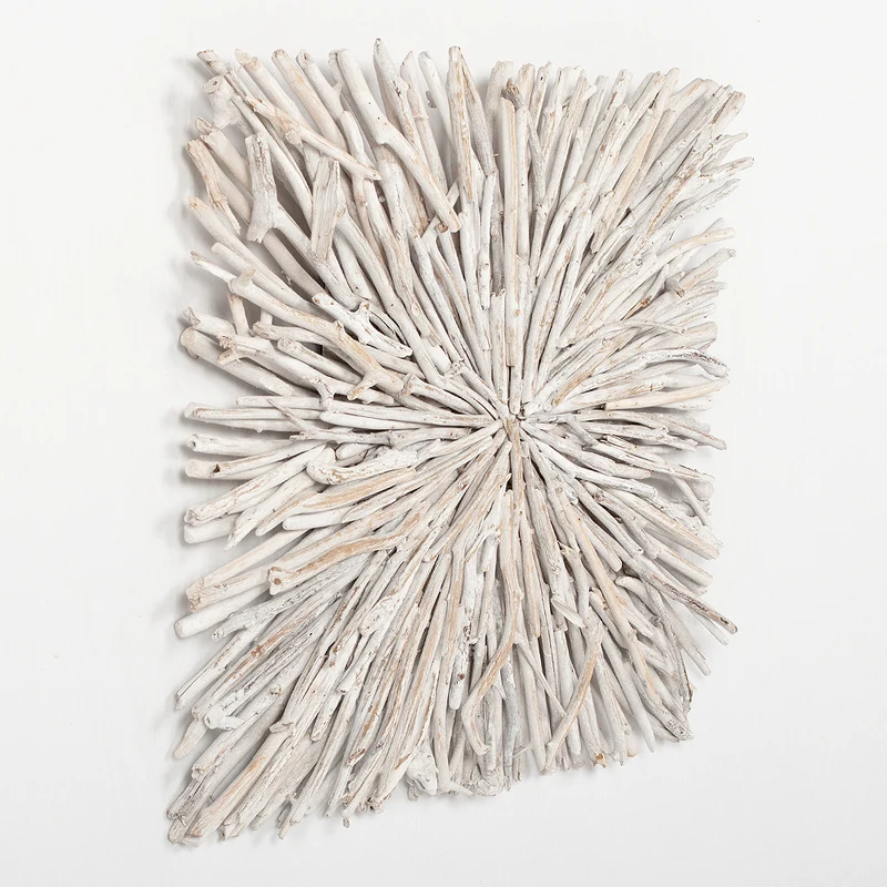 Wand-Deko-Objekt BULAT White Wash ca. L70cm Treibholz