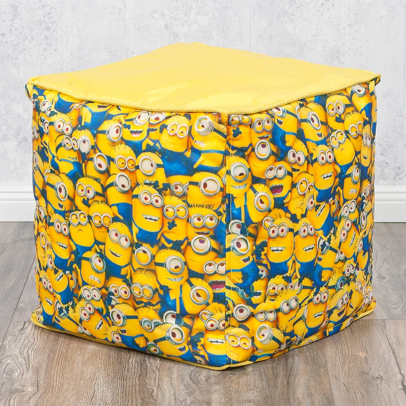 Sitzwürfel MINIONS 40x40cm Hocker gelb
