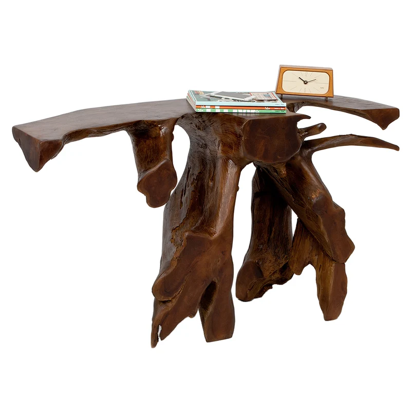 Teak Konsole PRIMIE Antik-Braun ca. L130cm