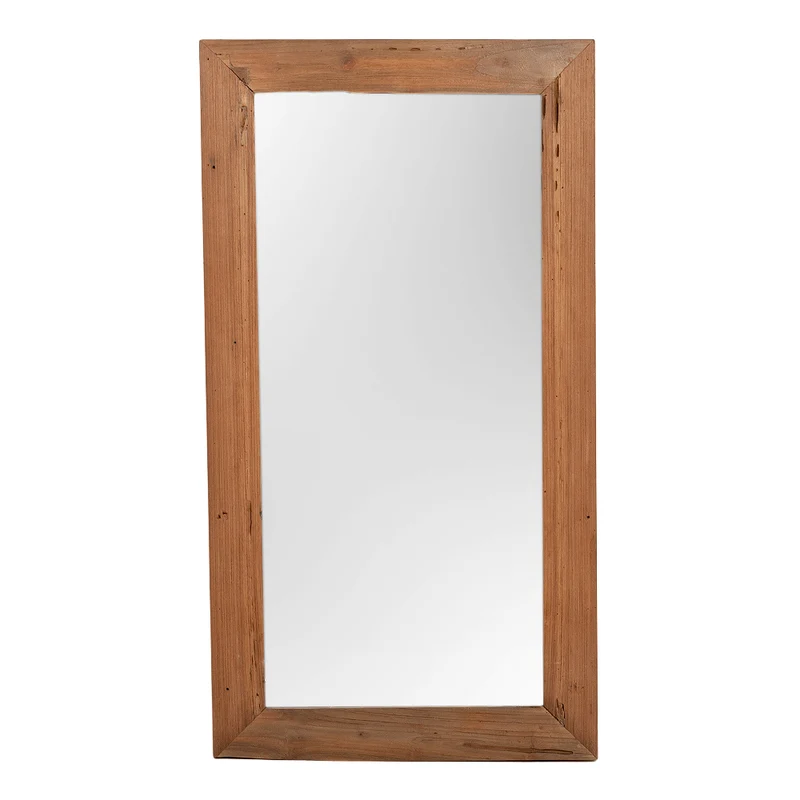Wandspiegel TEAK 130x70cm recyceltes Teak natural Spiegel
