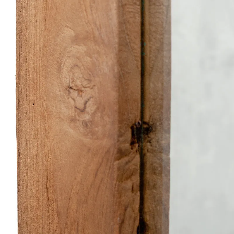 Wandspiegel TEAK 130x70cm recyceltes Teak natural Spiegel
