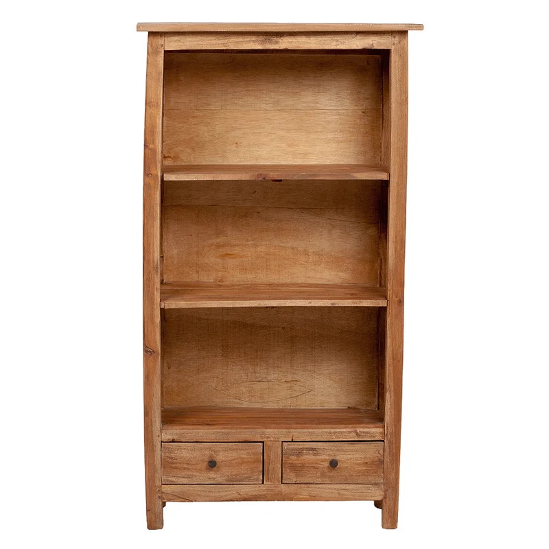 Massivholz Regal RACK-L 100cm Rustic-Teak Mahagoni