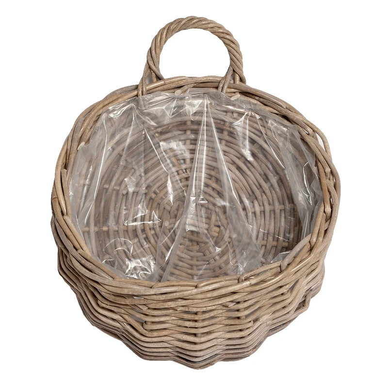 Hängepflanzkorb PORUN-Big Natural Rattan