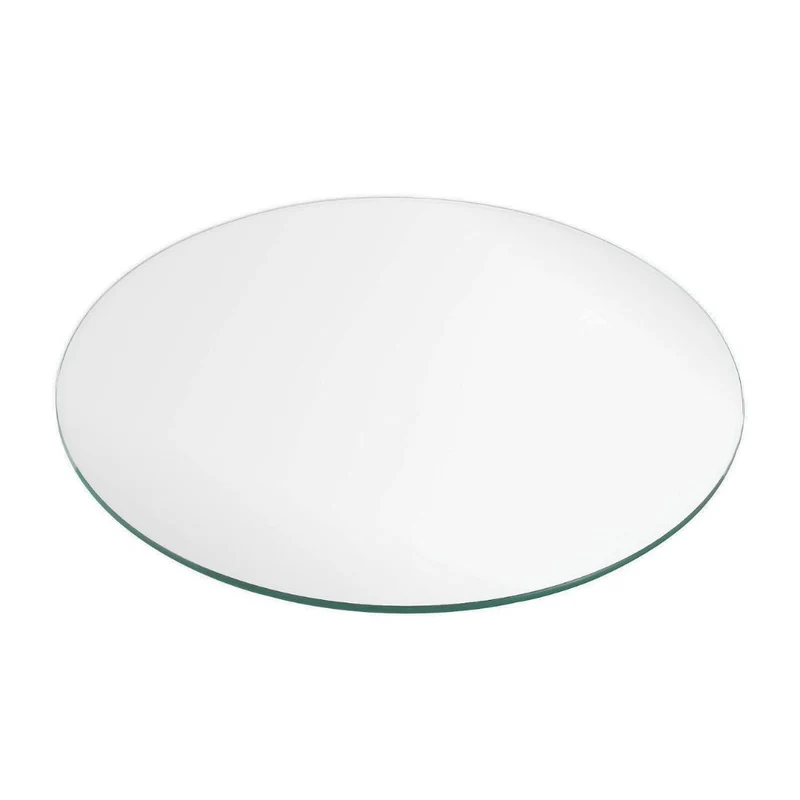 Glasplatte TERRY 100cm Rund 8mm Stärke gehärtetes Glas Bodenplatte