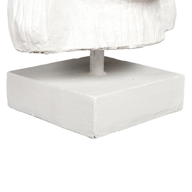 Buddha Kopf GLOWA ca. H70cm White Wash