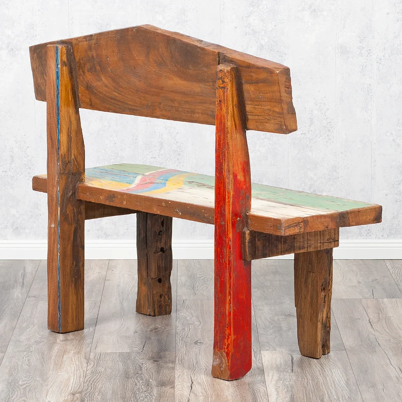 Sitzbank WICKIE recyceltes Holz ca. L110cm