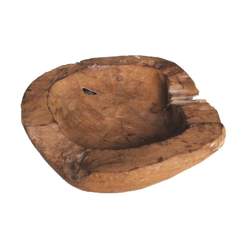 Schale PREMIUM BOWL Ø ca.: 20cm aus massivem Teak-Wurzelholz
