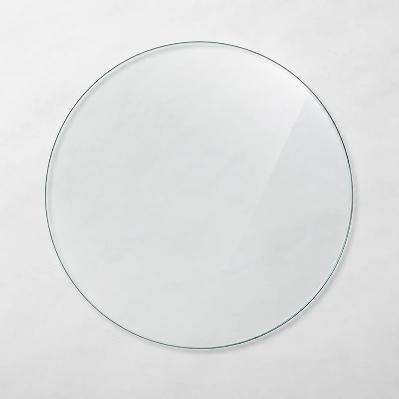 Glasplatte TERRY 30cm Rund 8mm Gehärtetes Glas Platzteller