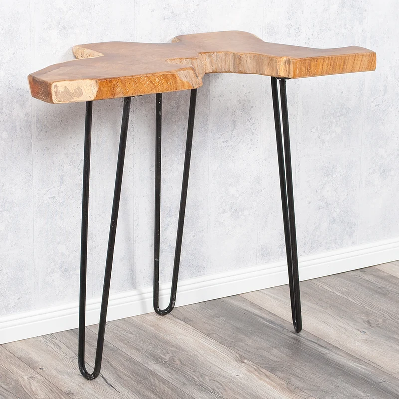 Individuelle Teak-Konsole DINDONG ca. L75-90cm