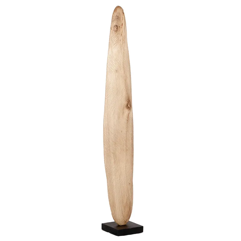 Individuelle Design Deko-Säule PATUNG-C ca. H185cm Teakholz