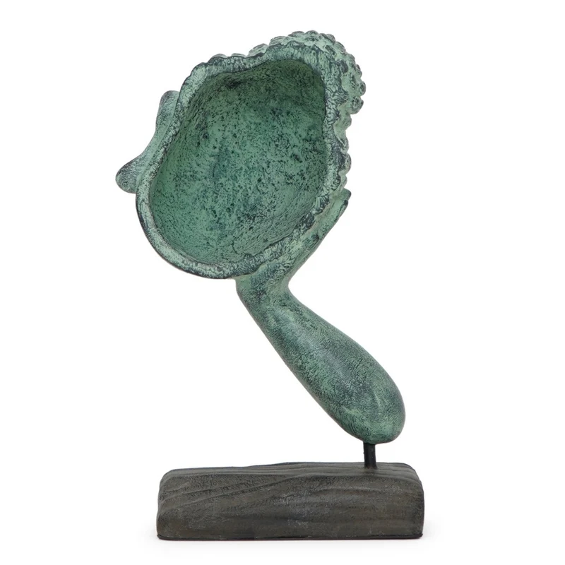 Buddha Statue RELAX ca. H72cm Antik-Grün