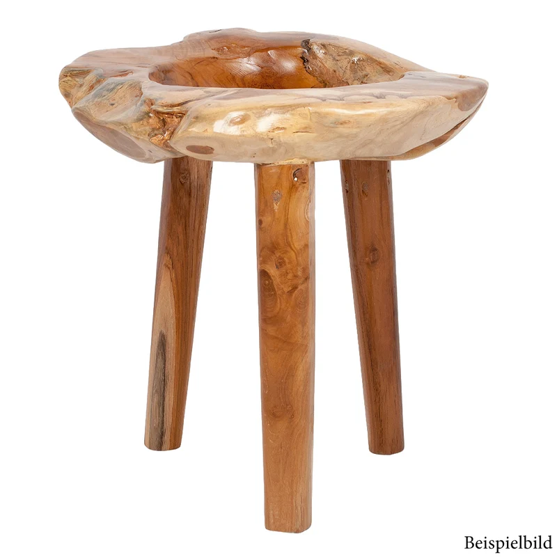 Individueller Teak Beistelltisch BIG BOWL ca.50cm Natural