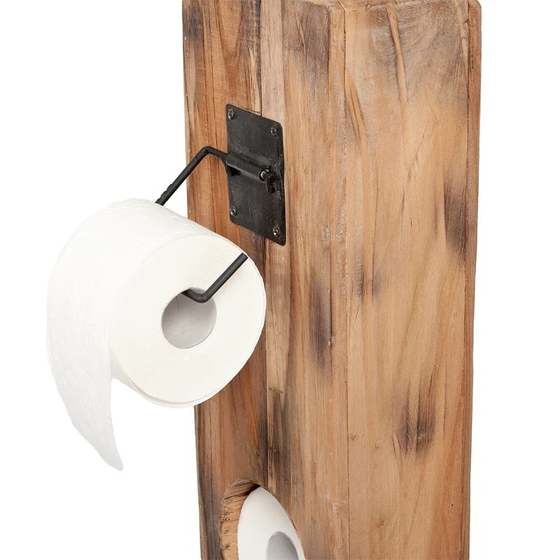 Teak Toilettenpapierhalter SABI-L ca. H105cm