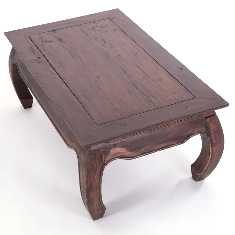 OPIUMTISCH "EAST" | 100x60cm (BxT), Mahagoni | Beistelltisch | Farbe: 03 dunkelbraun