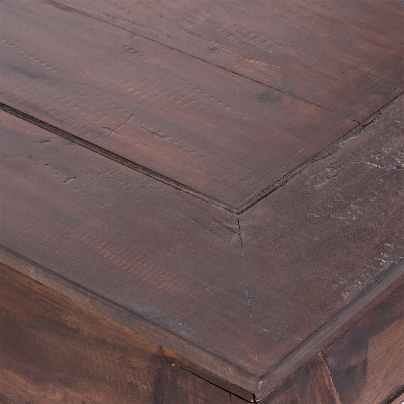 OPIUMTISCH "EAST" | 100x60cm (BxT), Mahagoni | Beistelltisch | Farbe: 03 dunkelbraun