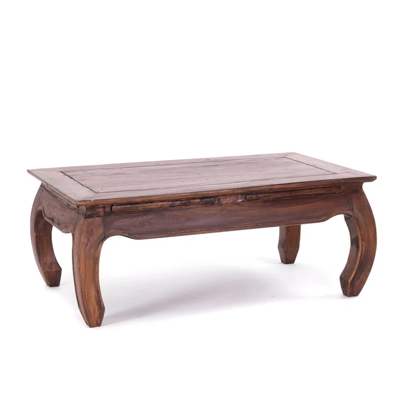 OPIUMTISCH "EAST" | 100x60cm (BxT), Mahagoni | Beistelltisch | Farbe: 02 hellbraun