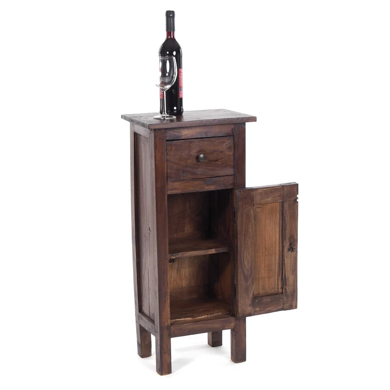 FLURSCHRANK "PLANT 80" | 80x36 cm (HxB) Mahagoni | Telefontisch | Farbe: 03 dunkelbraun