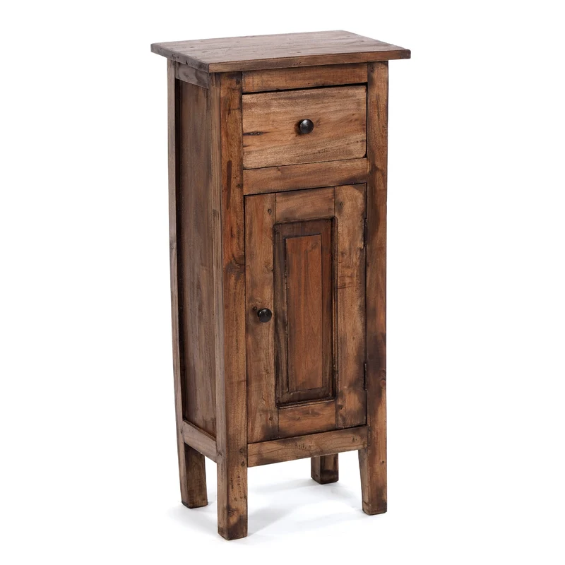 FLURSCHRANK "PLANT 80" | 80x36 cm (HxB) Mahagoni | Telefontisch | Farbe: 02 hellbraun